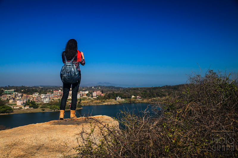 金門︱古崗湖畔走讀庄頭小旅行,獻台山古崗觀止步道散策,走訪漢影雲根碣人文之旅