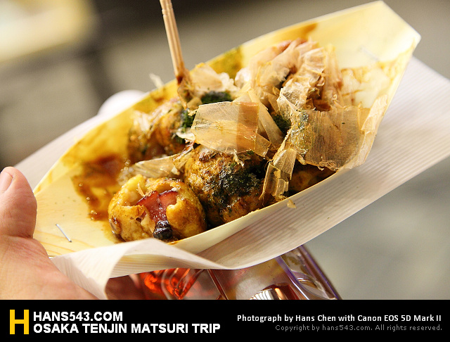 大阪美食︱本家日本一大たこ章魚燒,熱呼呼的美味