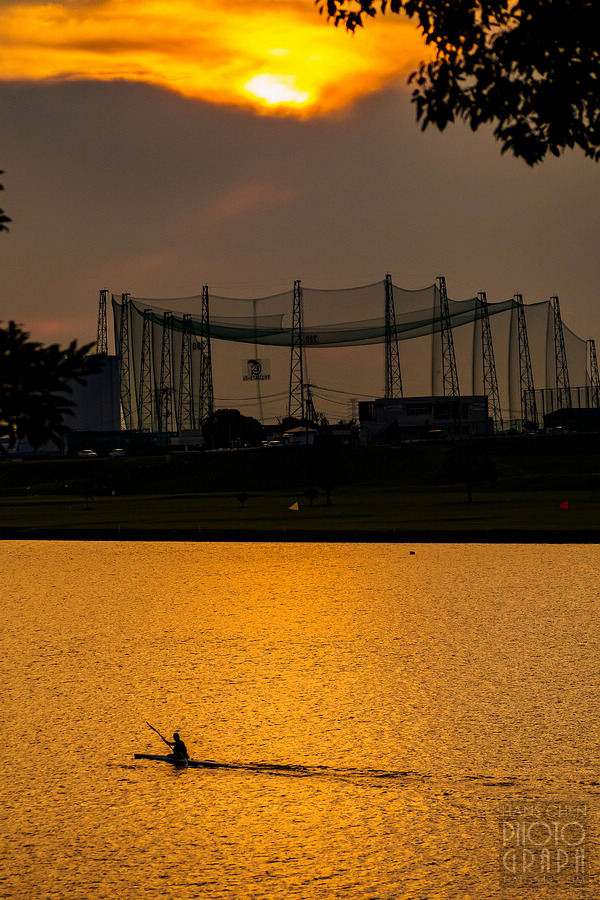 久留米水天宮夕景