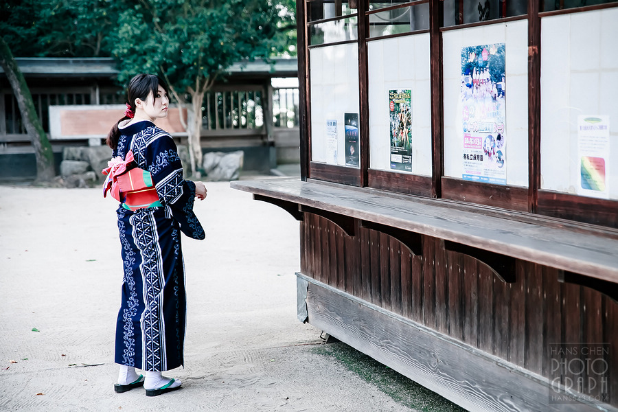 久留米水天宮夕景