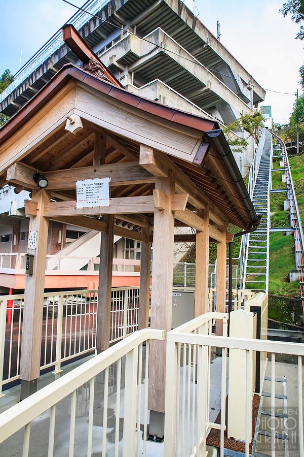 久留米高良大社夕照夜景