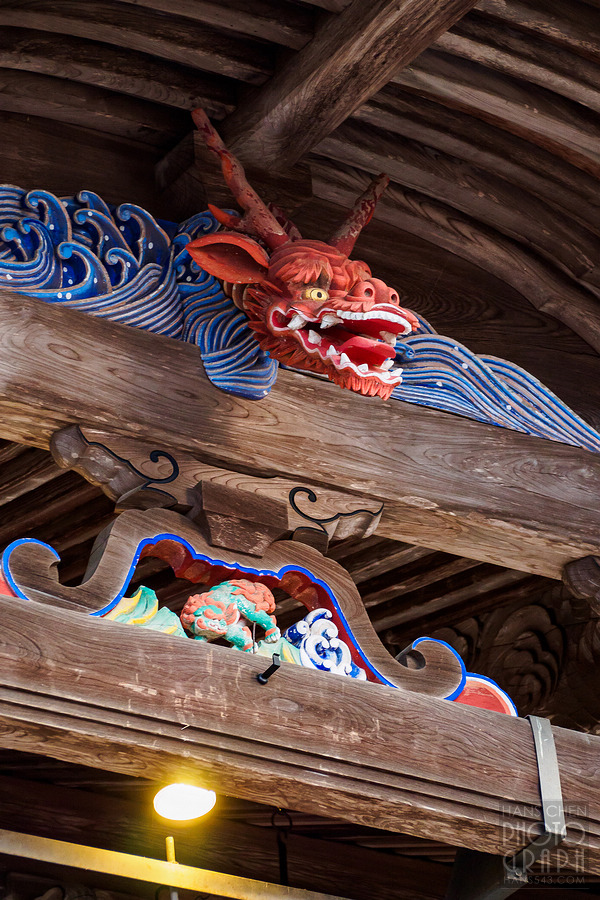 久留米高良大社夕照夜景