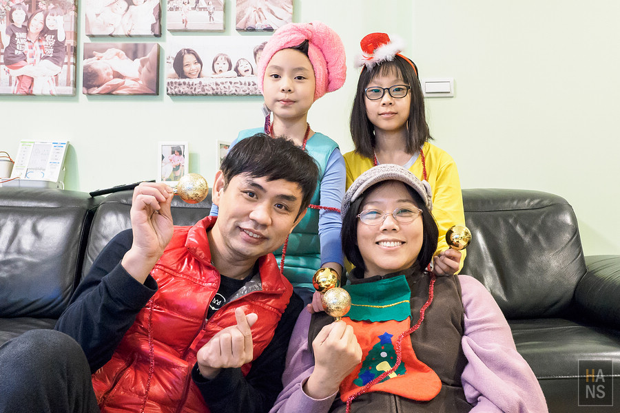 耶誕家庭照