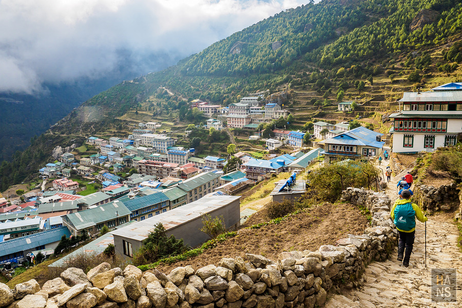 從 Pheriche 翡麗綺走到 Namche Bazaar 南崎巴札
