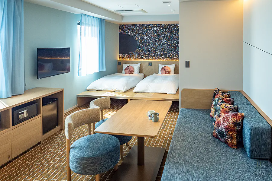 星野OMO5函館︱Deluxe Room 房內全景