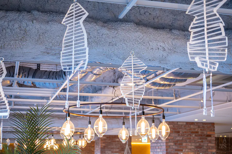 星野OMO5函館︱OMO Base 天花板的烏賊吊飾