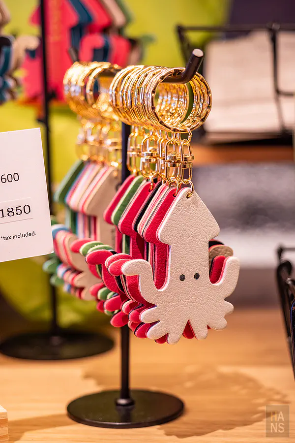 星野OMO5函館︱商店販售的烏賊造型鑰匙圈