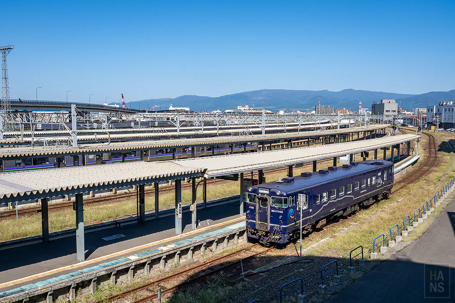 函館車站 月台鐵軌
