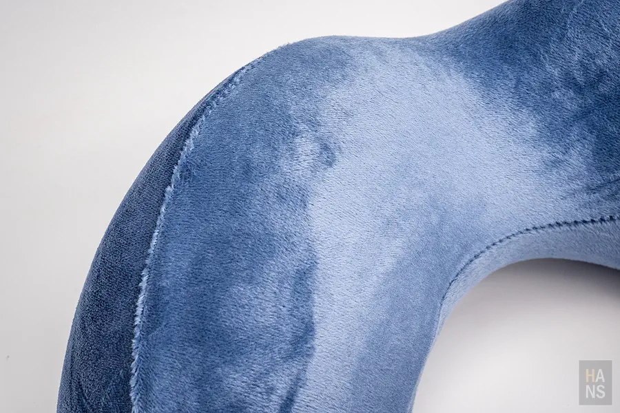 Travel Blue 頸枕 親膚 天鵝絨表布