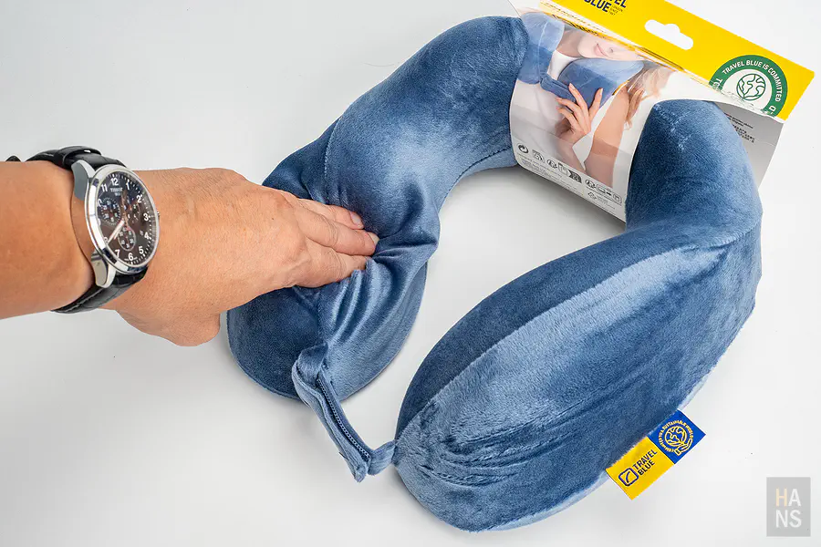 Travel Blue 頸枕 記憶棉 支撐力