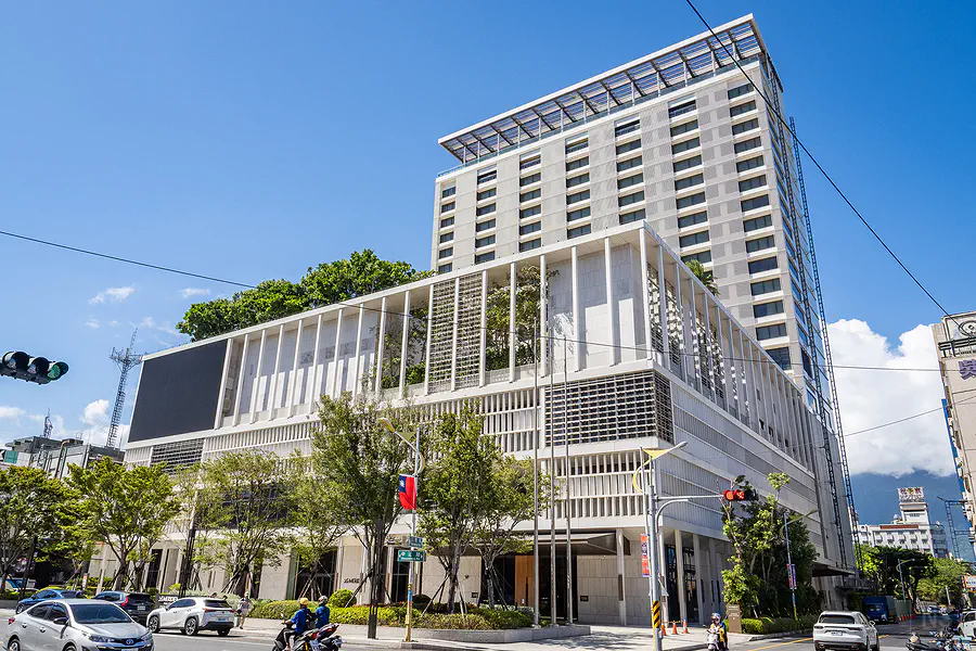 花蓮潔西艾美渡假酒店白天的建築外觀