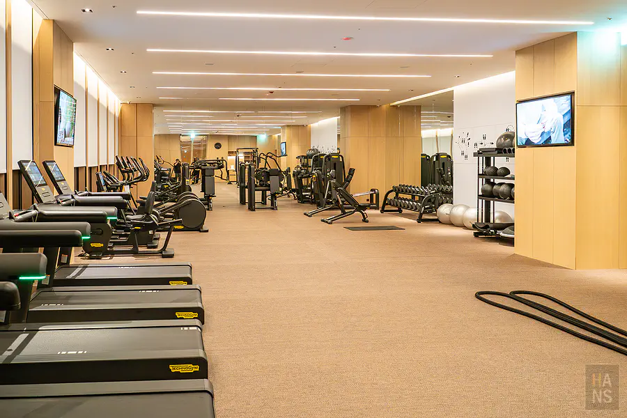 花蓮潔西艾美渡假酒店的健身房全景