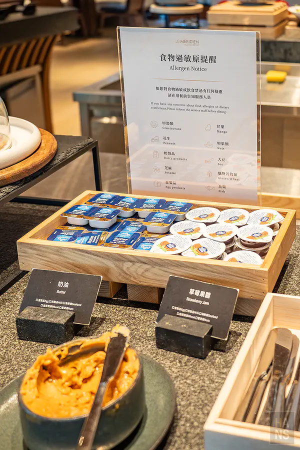 早餐的奶油與果醬區