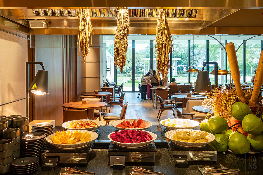 探索廚房早餐的水果吧台