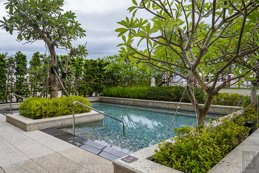 潔風呂的戶外水療池