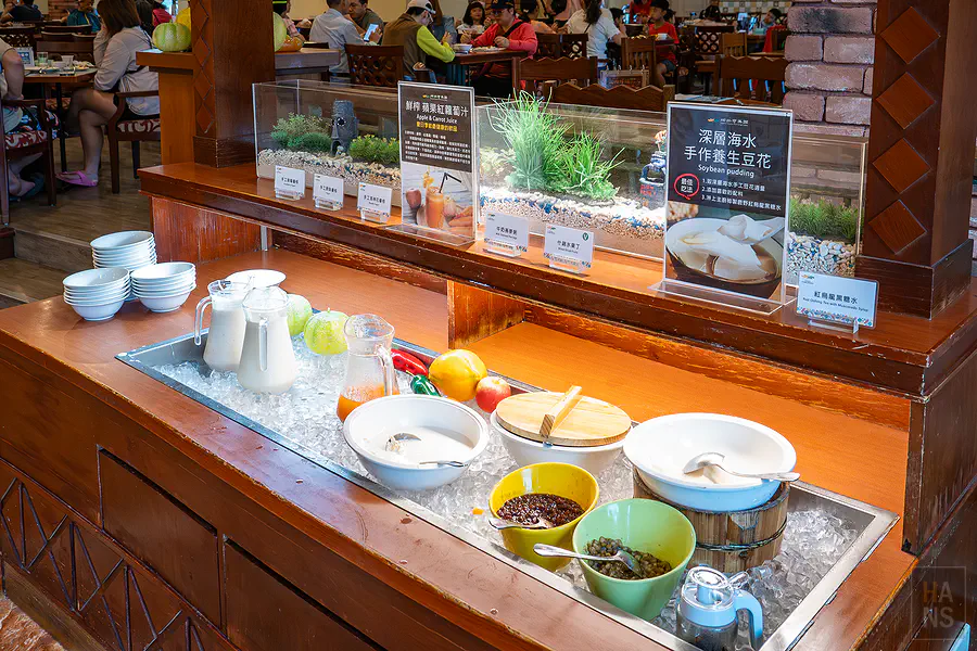 娜路彎早餐 Buffet 的手作優格與豆漿