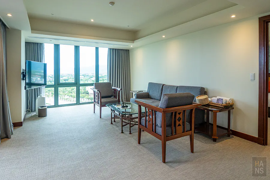 台東娜路彎大酒店的星空天浴套房客廳