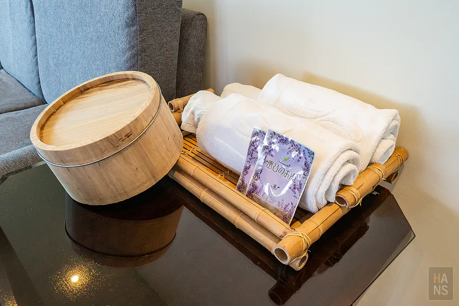 星空天浴套房提供的泡湯桶