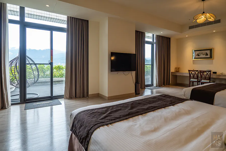 VIP 套房的超大戶外陽台