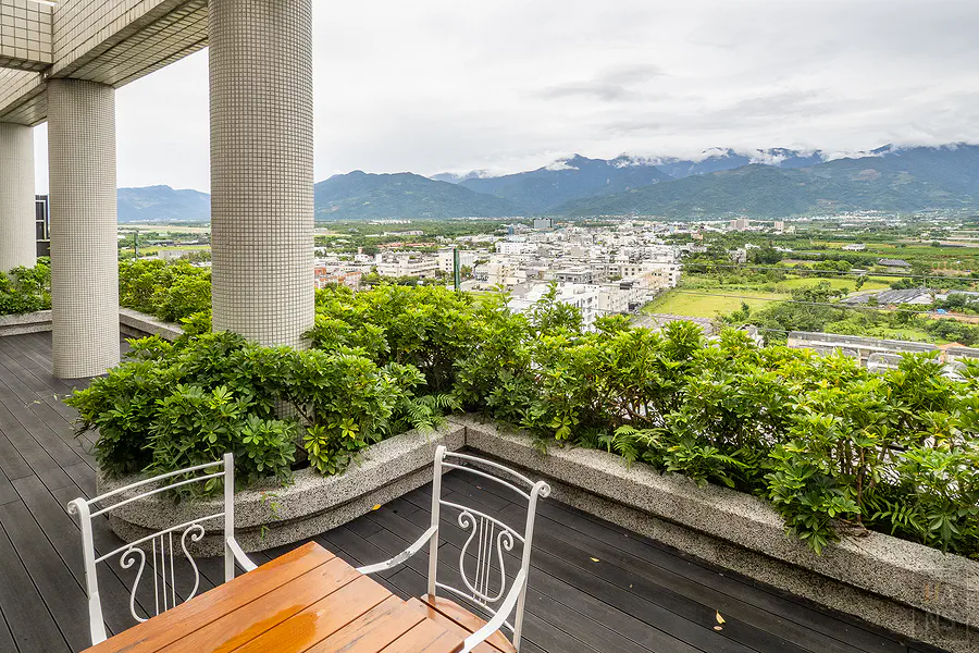 VIP 套房陽台的景觀