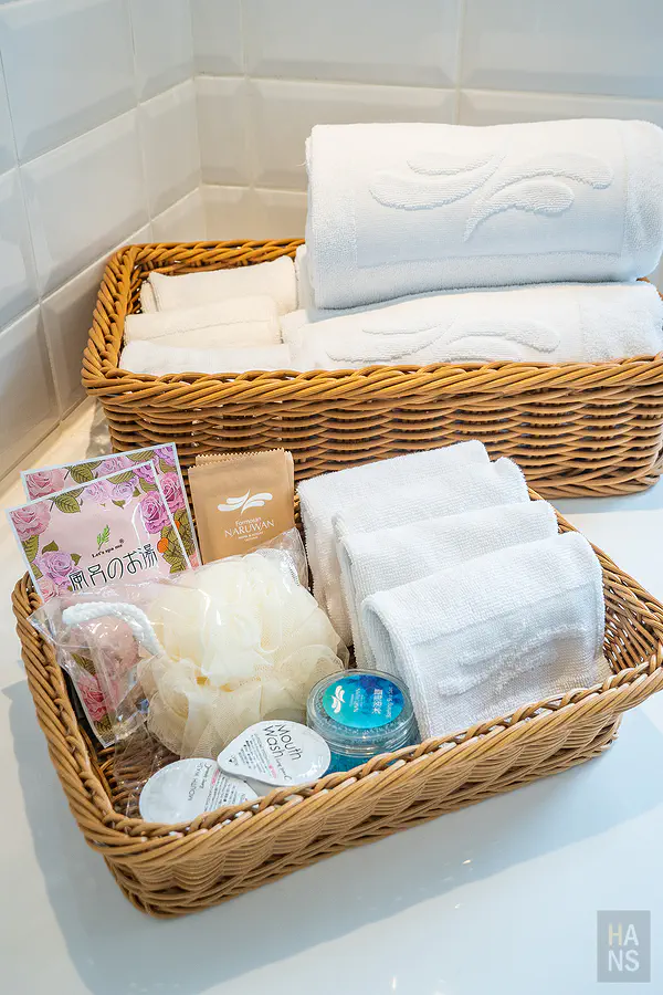 VIP 套房的浴室備品