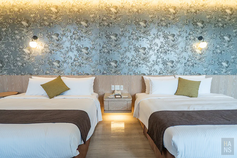 VIP 套房的床鋪特寫