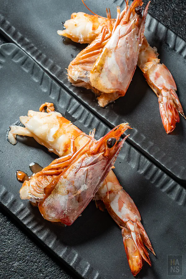 碩大肥美的新鮮明蝦