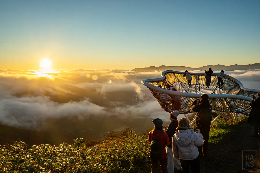 北海道星野Tomamu度假村雲海平台日出星芒與Cloud Walk絕美大景