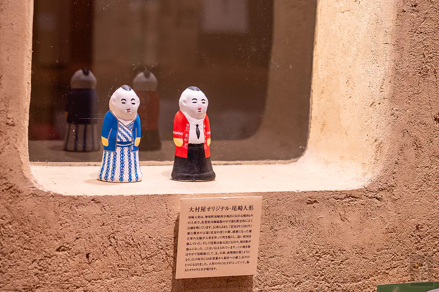 佐賀傳統工藝品古樸可愛的尾崎人形陶玩具