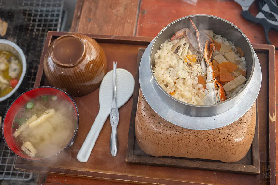 海道丸霸氣的螃蟹釜飯套餐組合