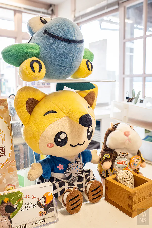 鹿島市可愛吉祥物娃娃展示