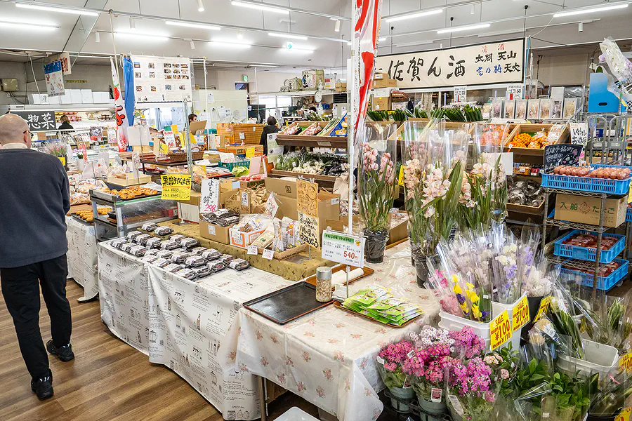武雄溫泉物產館內的佐賀在地日本銘酒專區