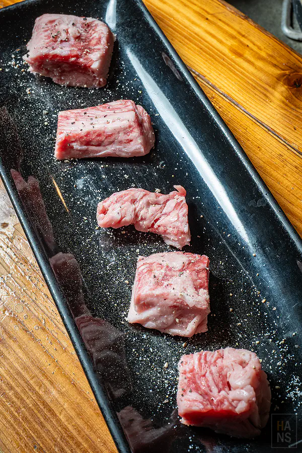 上場亭單點推薦的美味和牛橫膈膜