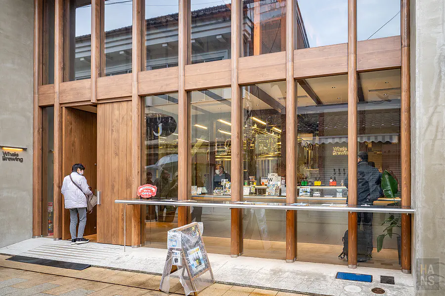 佐賀呼子朝市老屋新生的質感精釀啤酒廠Whale Brewing外觀