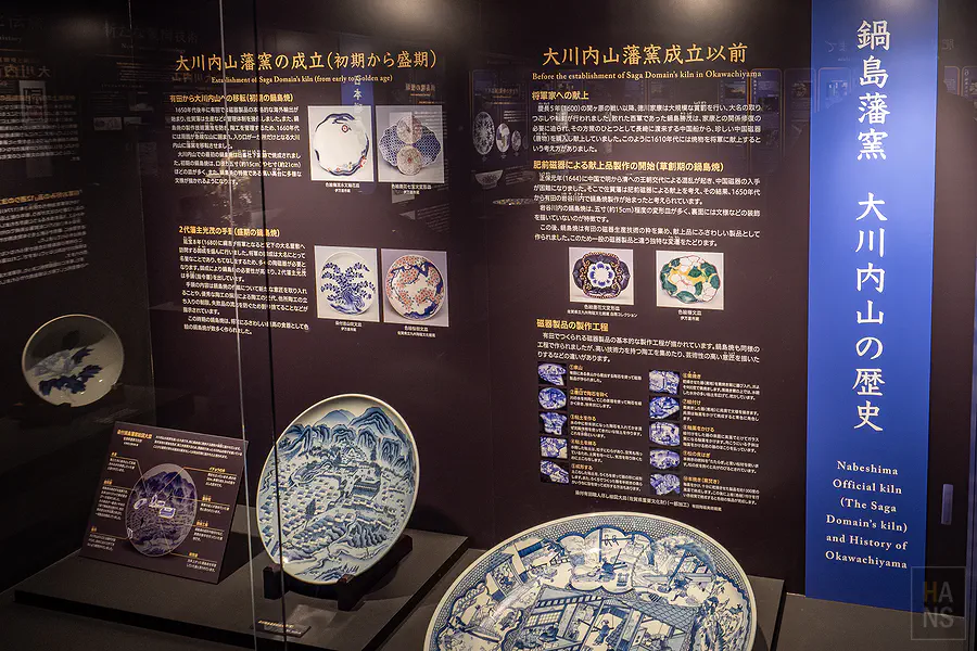 介紹大川內山藩窯成立與發展歷史的常設展區