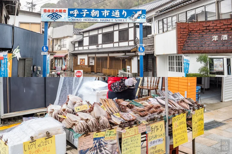 日本三大朝市巡禮︱雨中的呼子朝市散策：漫步老街大啖現烤蠑螺，私心推薦的九州佐賀早晨時光