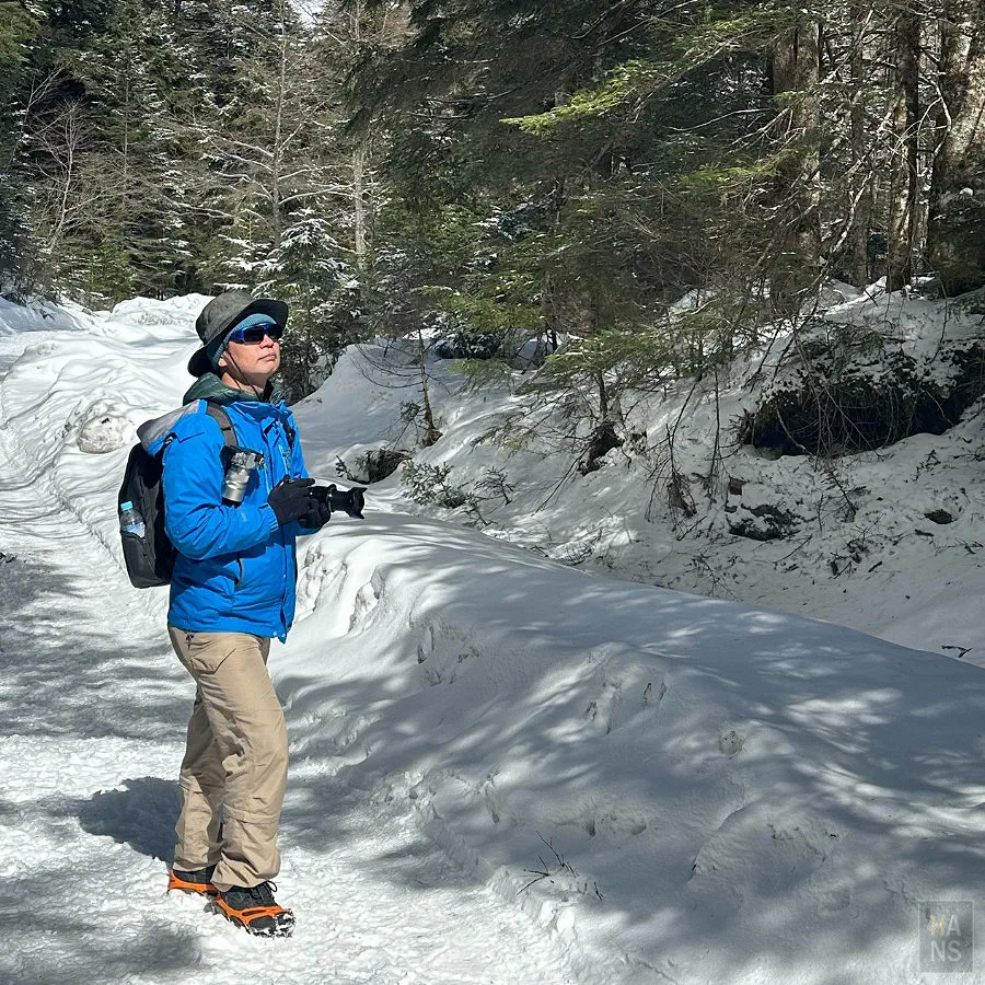 翰斯在八岳雪景