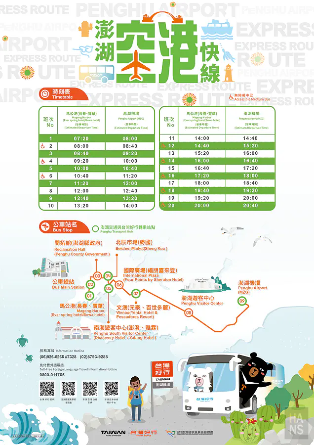 展現澎湖多元海島魅力的各式節慶與觀光亮點介紹海報