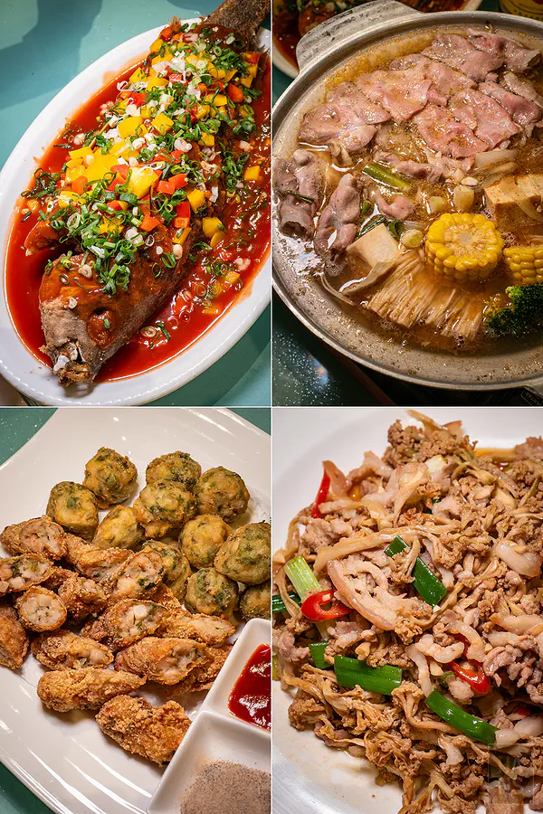 同團夥伴開心展示美味仙人掌冰棒的合影，為晚餐畫下完美句點