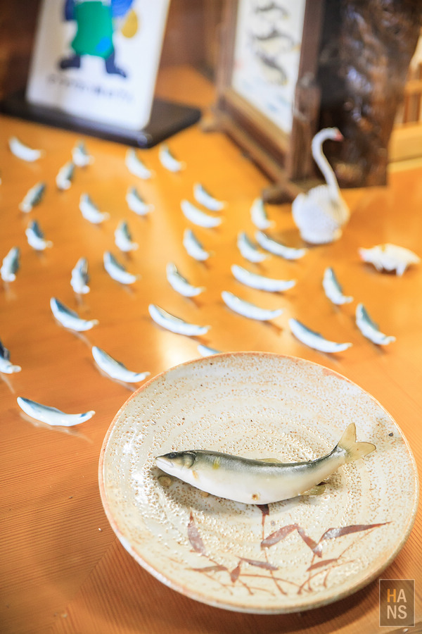 滋賀長濱鮎茶屋かわせ烤香魚料理