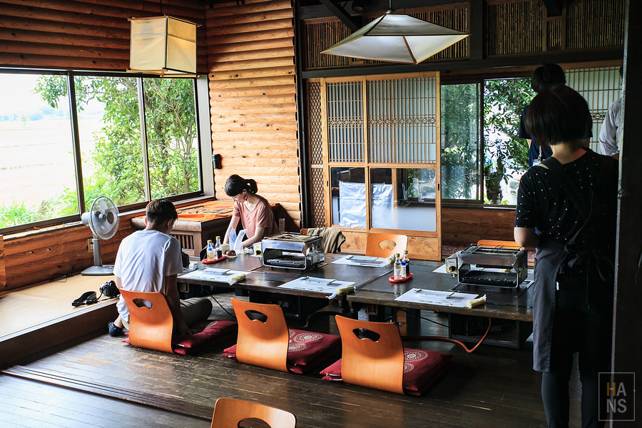 滋賀長濱鮎茶屋かわせ烤香魚料理