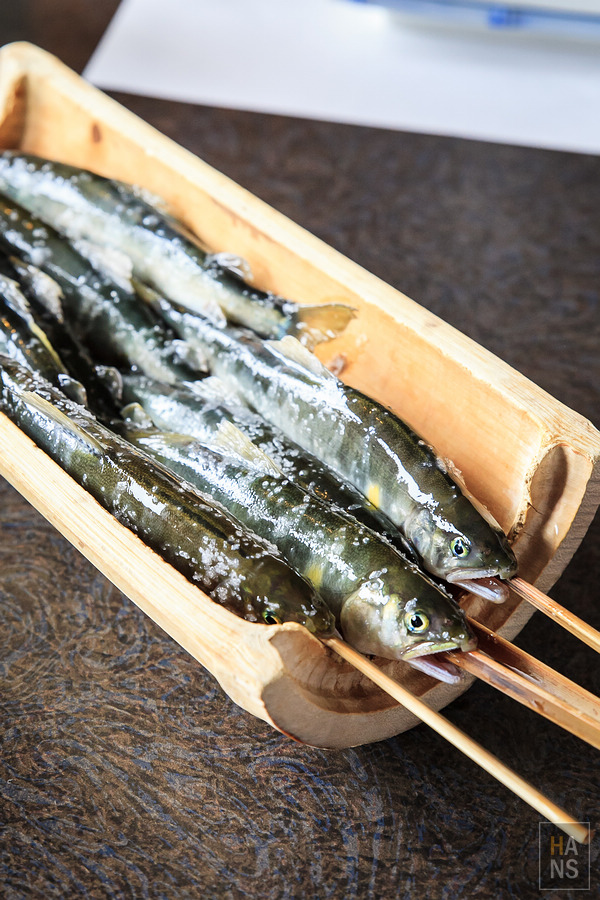 滋賀長濱鮎茶屋かわせ烤香魚料理