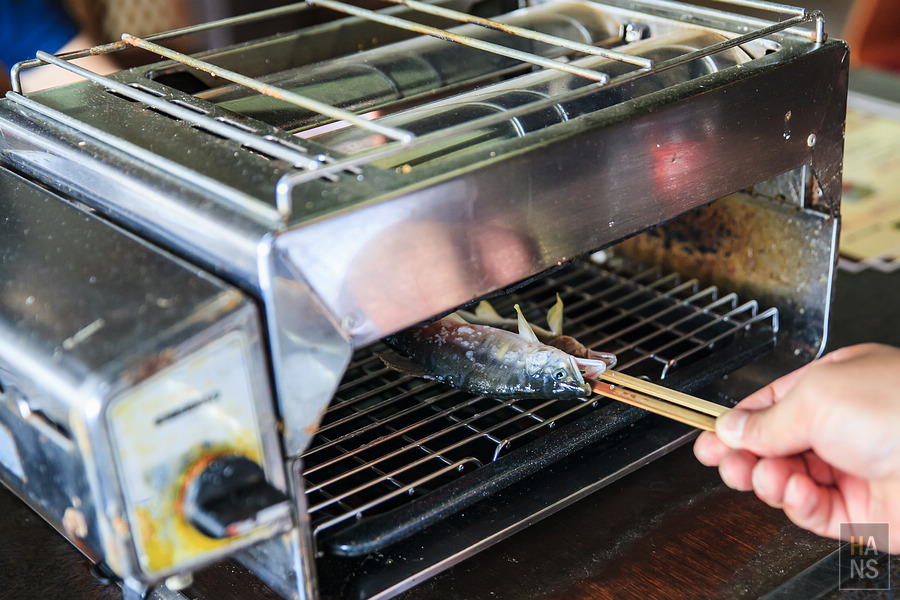 滋賀長濱鮎茶屋かわせ烤香魚料理
