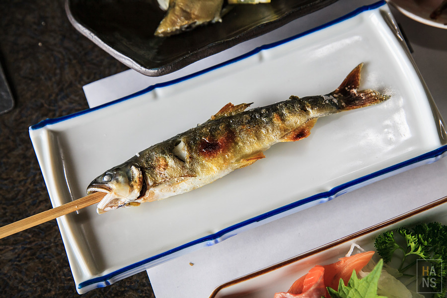 滋賀長濱鮎茶屋かわせ烤香魚料理