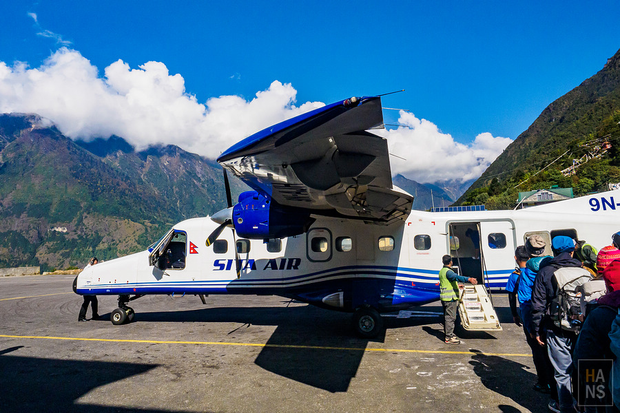 EBC珠峰基地營-從 Lukla 盧卡拉搭飛機回 kathmandu 加德滿都