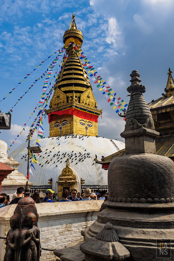 Swayambhunath Temple 斯瓦揚布納特寺、猴廟、四眼天神廟