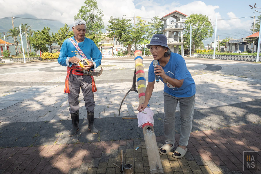 台東關山電光部落,竹炮體驗
