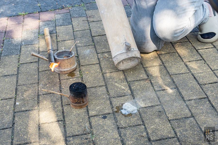 台東關山電光部落,竹炮體驗