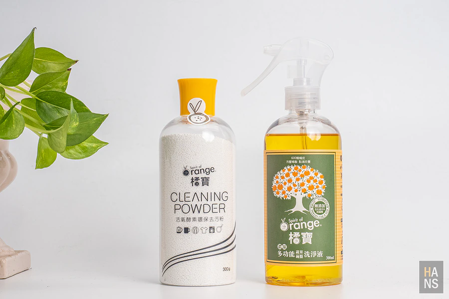 橘寶_濃縮多功能洗淨液_活氧酵素環保去污粉