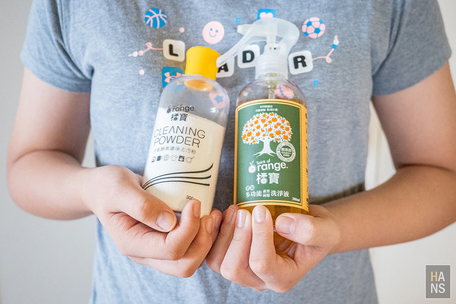橘寶_濃縮多功能洗淨液_活氧酵素環保去污粉